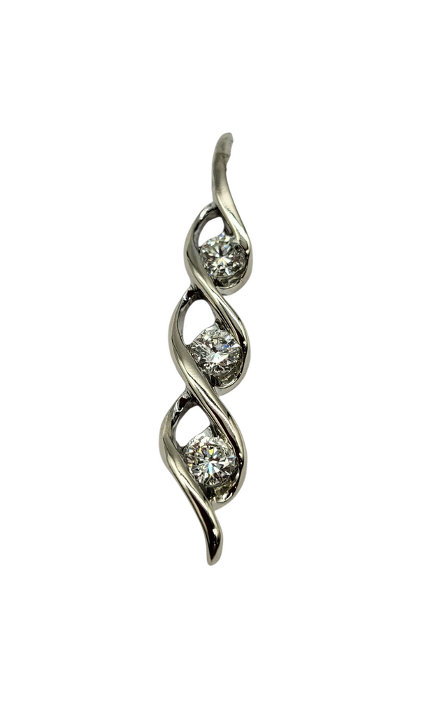 1/2 Carat Total Weight Diamond Pendant