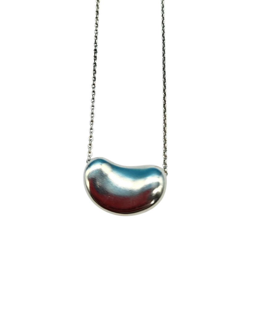 Tiffany & Company Sterling Silver Bean Necklace