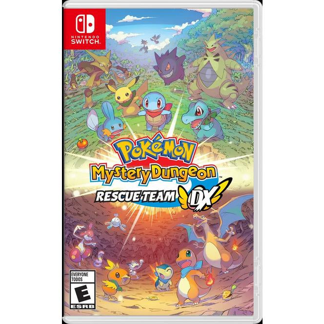 Pokémon Mystery Dungeon: Rescue Team DX game case on a white background