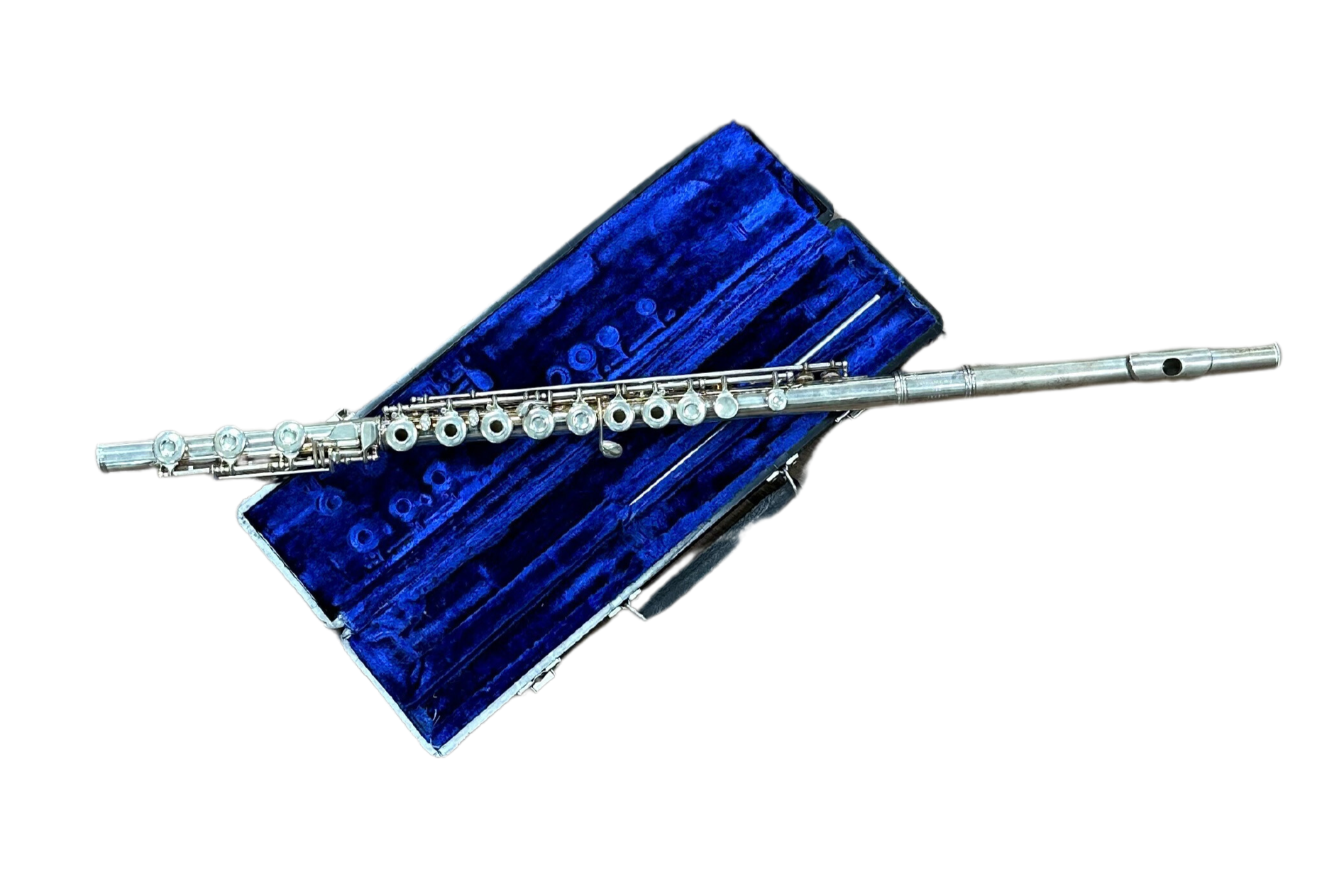 定番人気お得U.S.A. Gemeinhardt flute SOLID SILVER 刻印あり インラインリングキー　ゲマインハート フルート ELKHART.IND. U.S.A. モデル不明 フルート