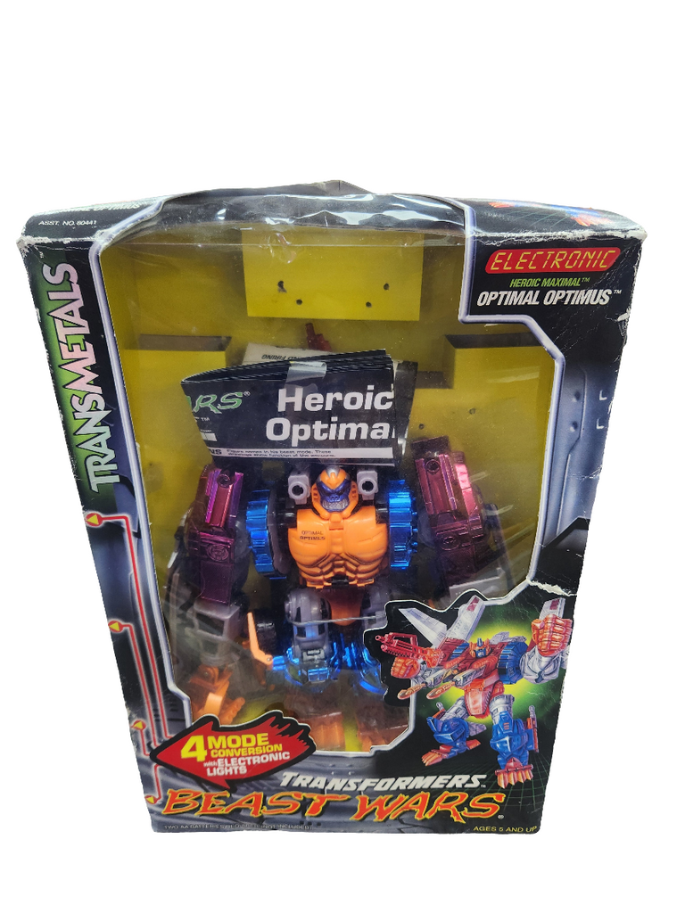 Transformers Beast Wars toy figure in packaging on a white background