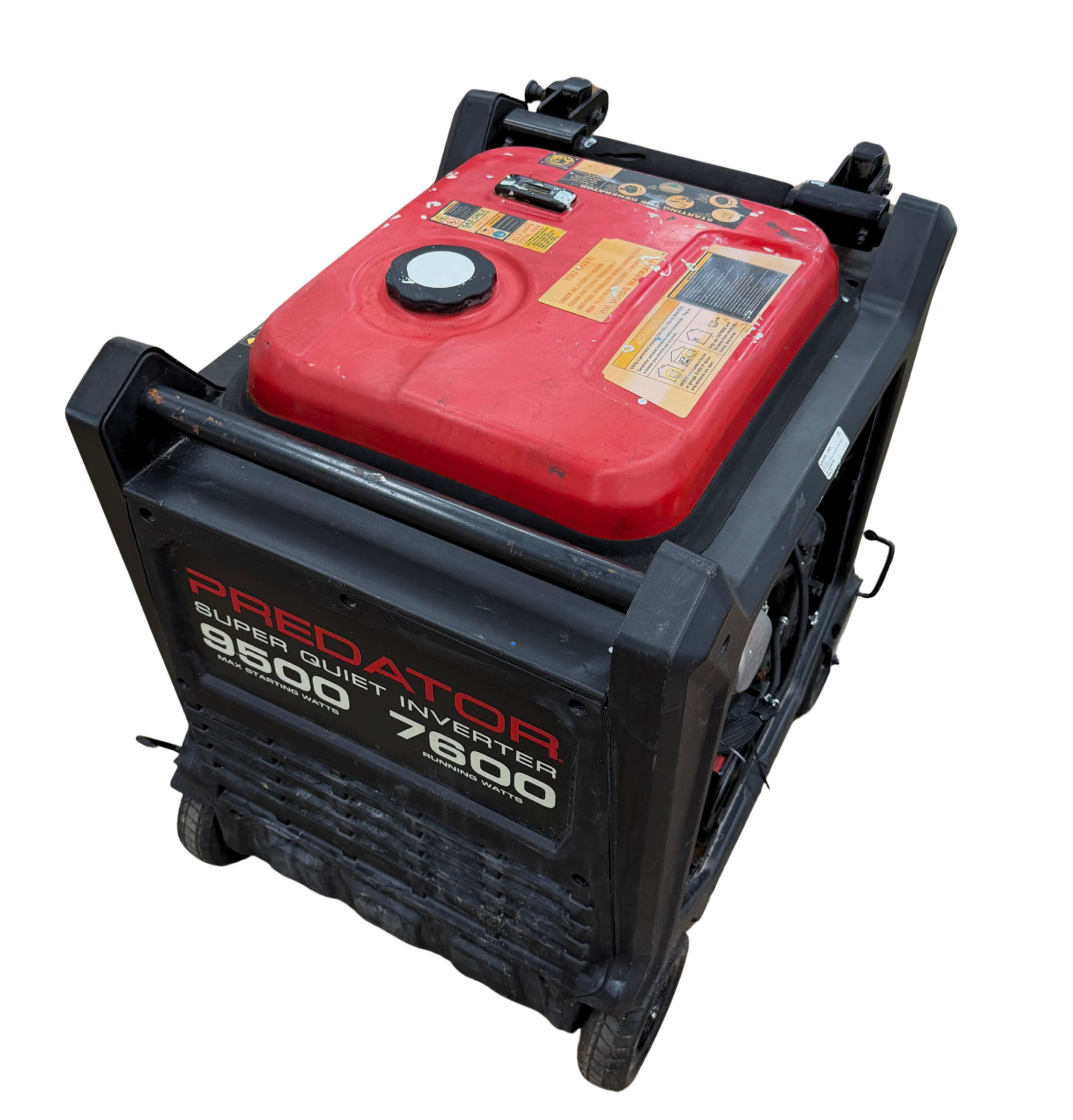 Predator 9500 Super Quiet Inverter Generator – 7600 Running Watts (Loc