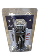 Car audio component in packaging with visible branding