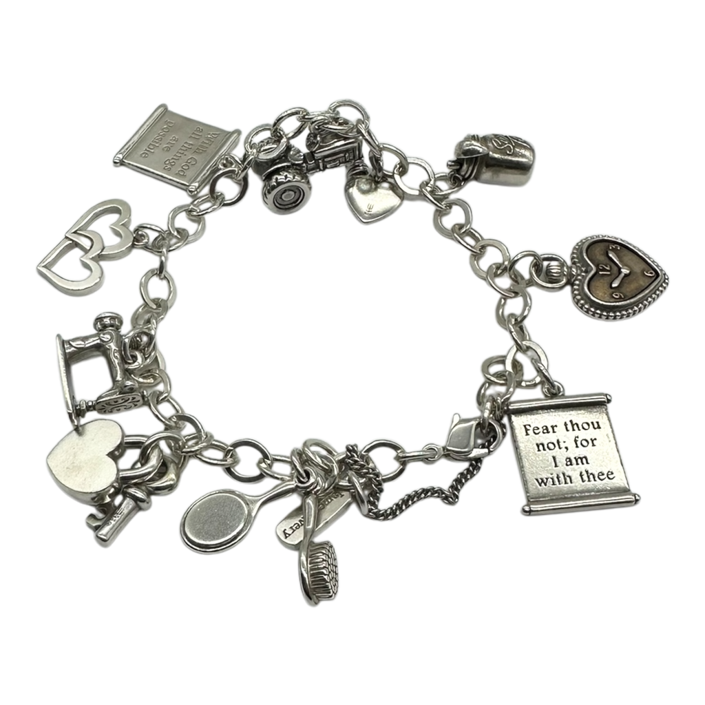 James Avery Sterling Silver Charm Bracelet