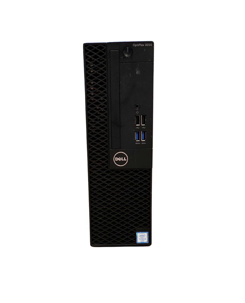 Dell OptiPlex 3060 micro tower computer on a white background