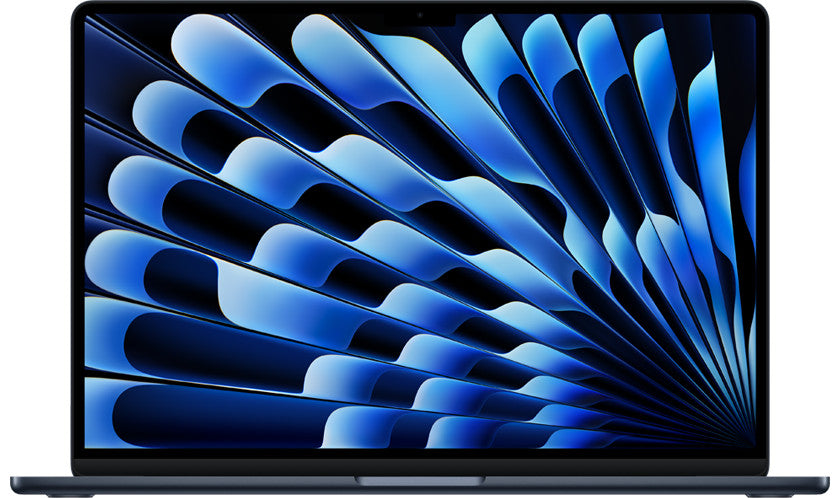 Apple MacBook Air A3114 with 15.3-inch Liquid Retina display and sleek aluminum body shown open on a desk.