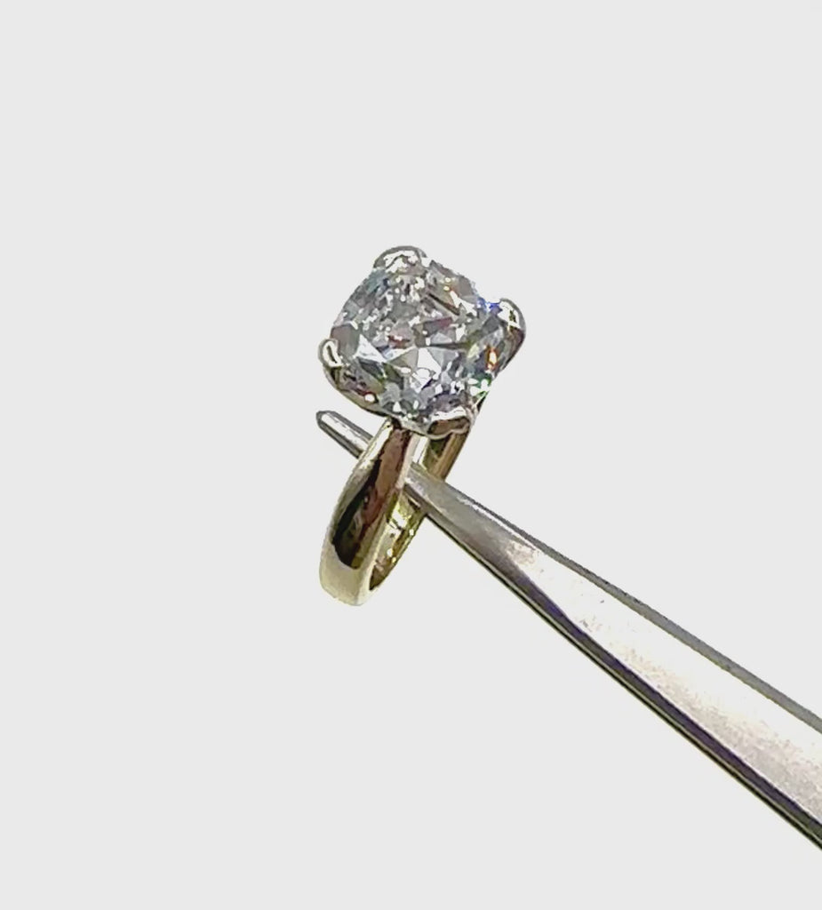 Cushion Modified Brilliant Lab Grown Diamond Ring