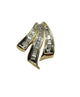 14K Yellow/White Gold 1CTW Baguette Diamond Channel Slide Pendant