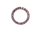 10K Yellow Gold Pink Ice Eternity Pendant