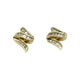 14K Yellow Gold 1CTW Baguette Diamond Earrings
