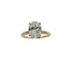 14K Yellow Gold 2.02CTW Lab Created Oval Diamond Solitaire Ring