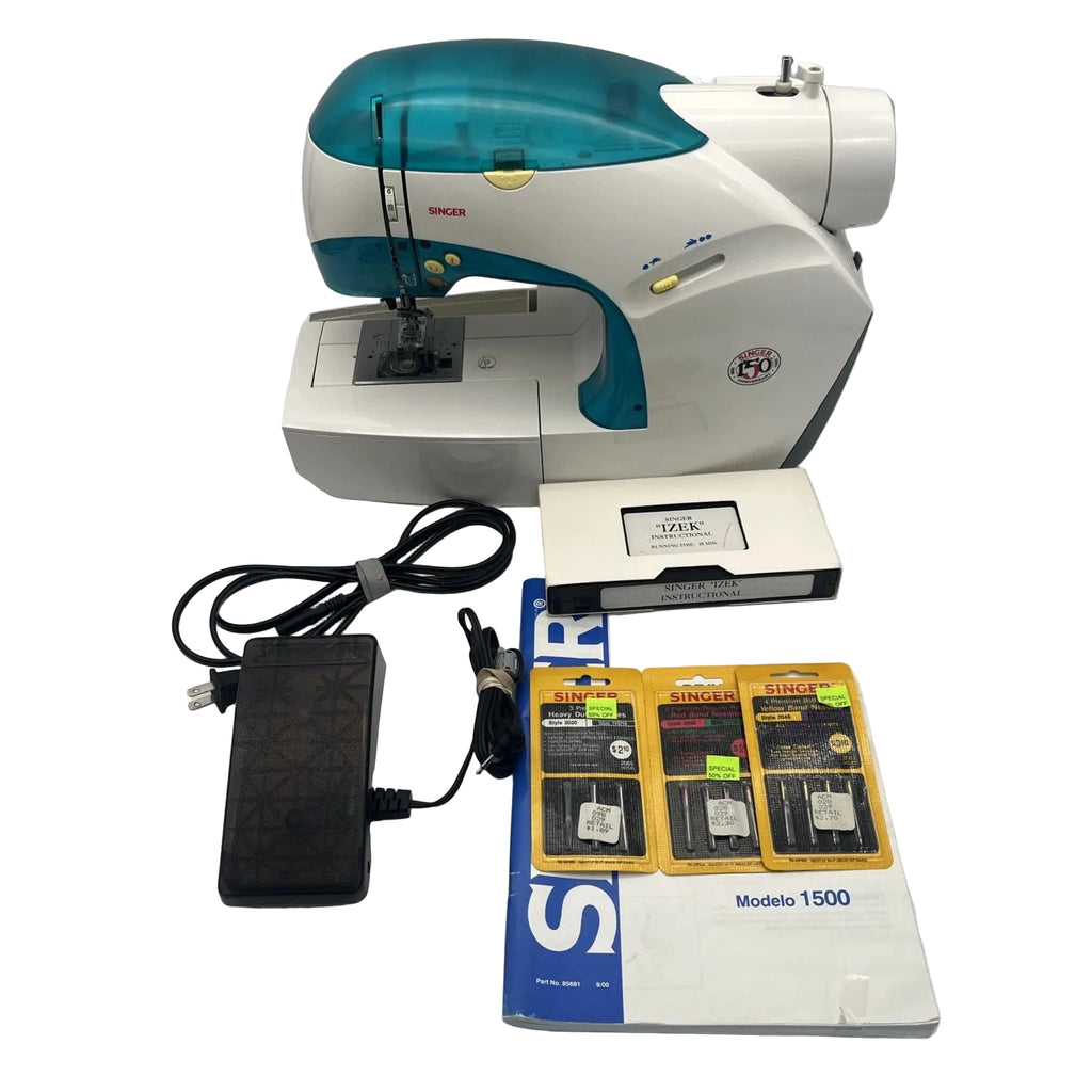Singer IZEK 1500 Digital Sewing Machine w/ Foot Pedal & Manual