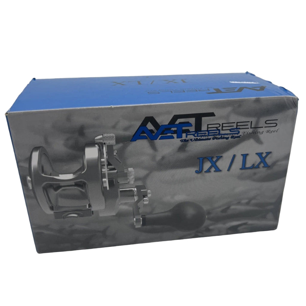 Box with 'AFT Reels' branding on a white background