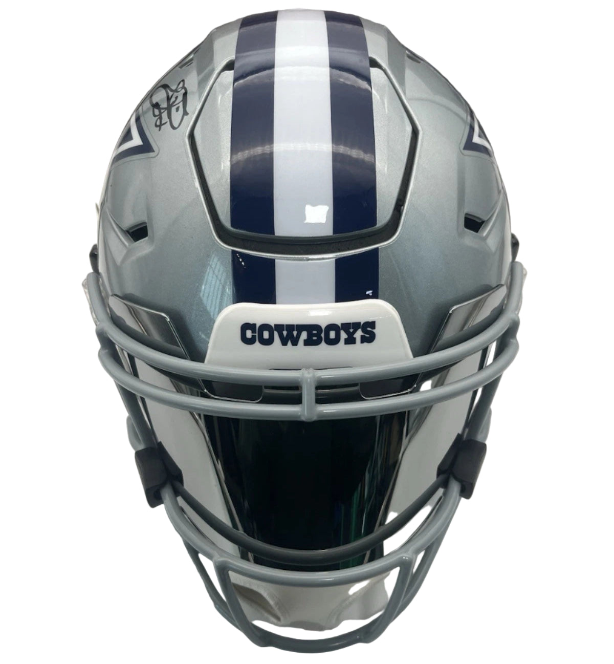 cowboys emmiyt smith helmet Cowboys Emmitt Smith Authentic Signed Full Size Speed Replica Helmet (
