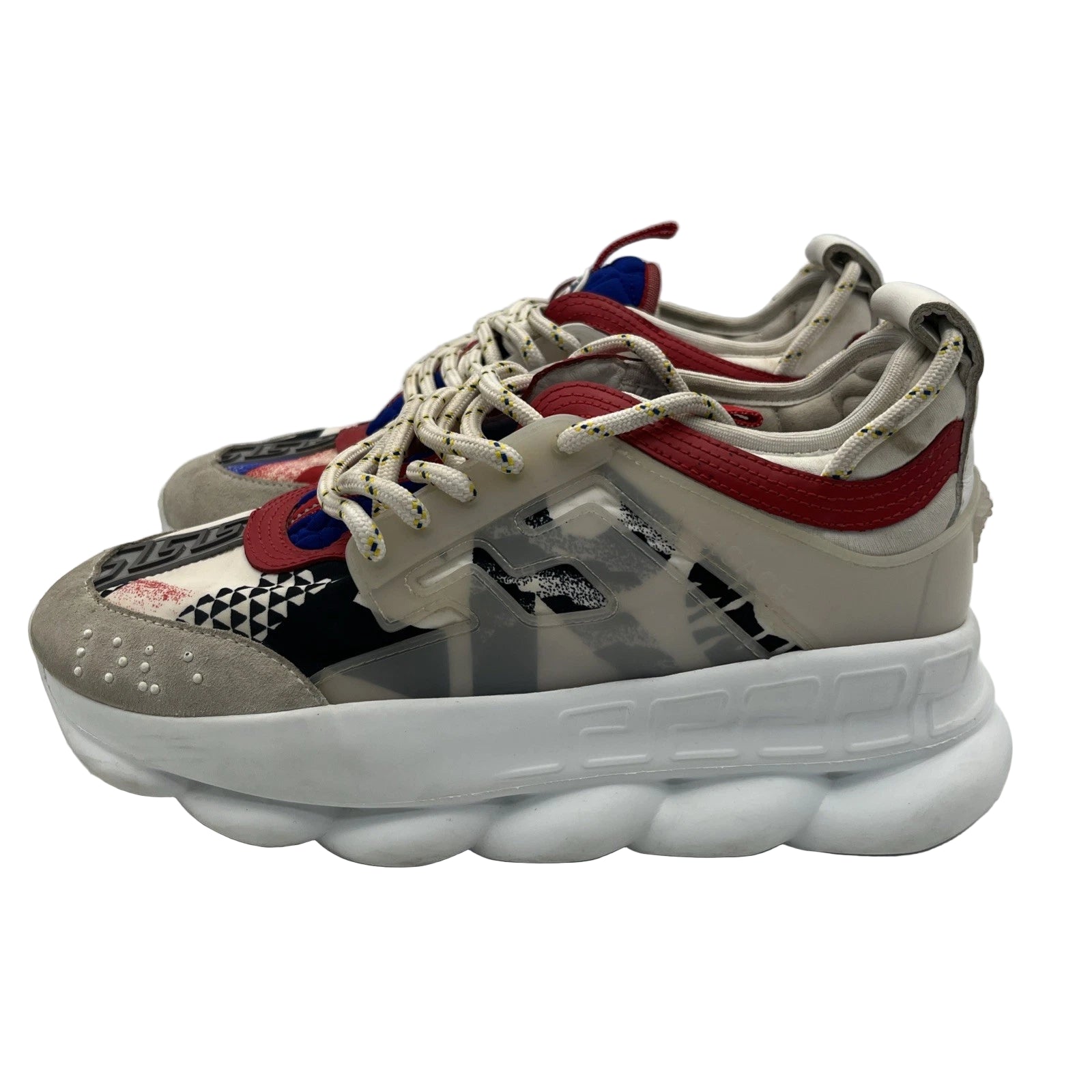 Versace Chain Reaction Multicolor Sneakers - Size 36.5 EU