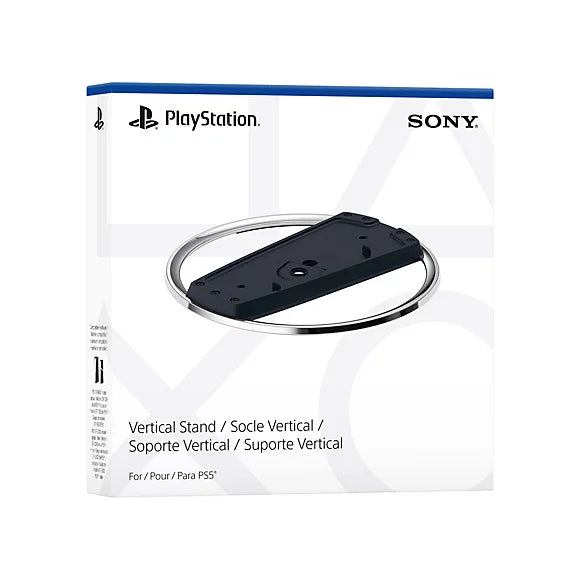 PlayStation vertical stand packaging with Sony branding