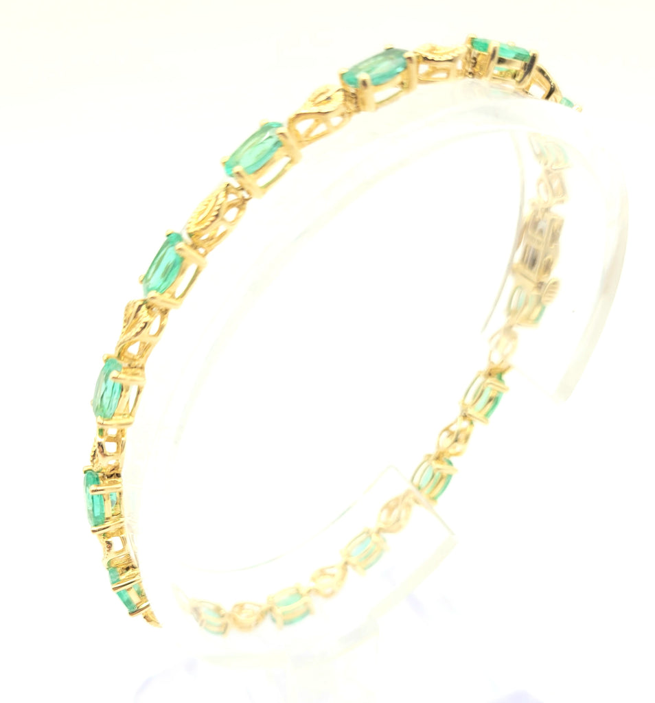 New 7.50 Carat Emerald Bracelet - Dick's Pawn Superstore