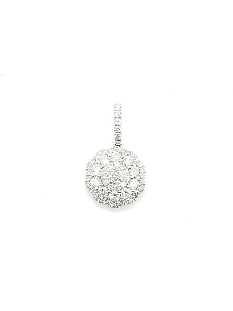 NEW 14k Diamond Cluster Pendant - Dick's Pawn Superstore
