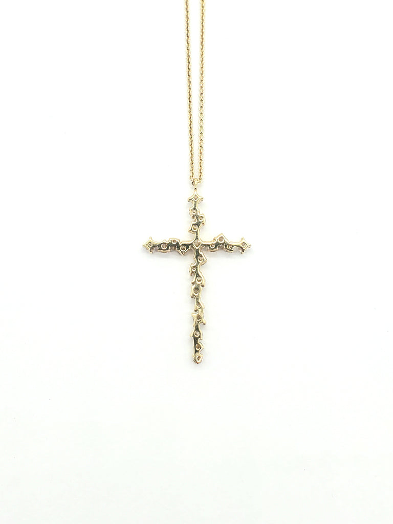 NEW 14k Diamond Cross Necklace - Dick's Pawn Superstore