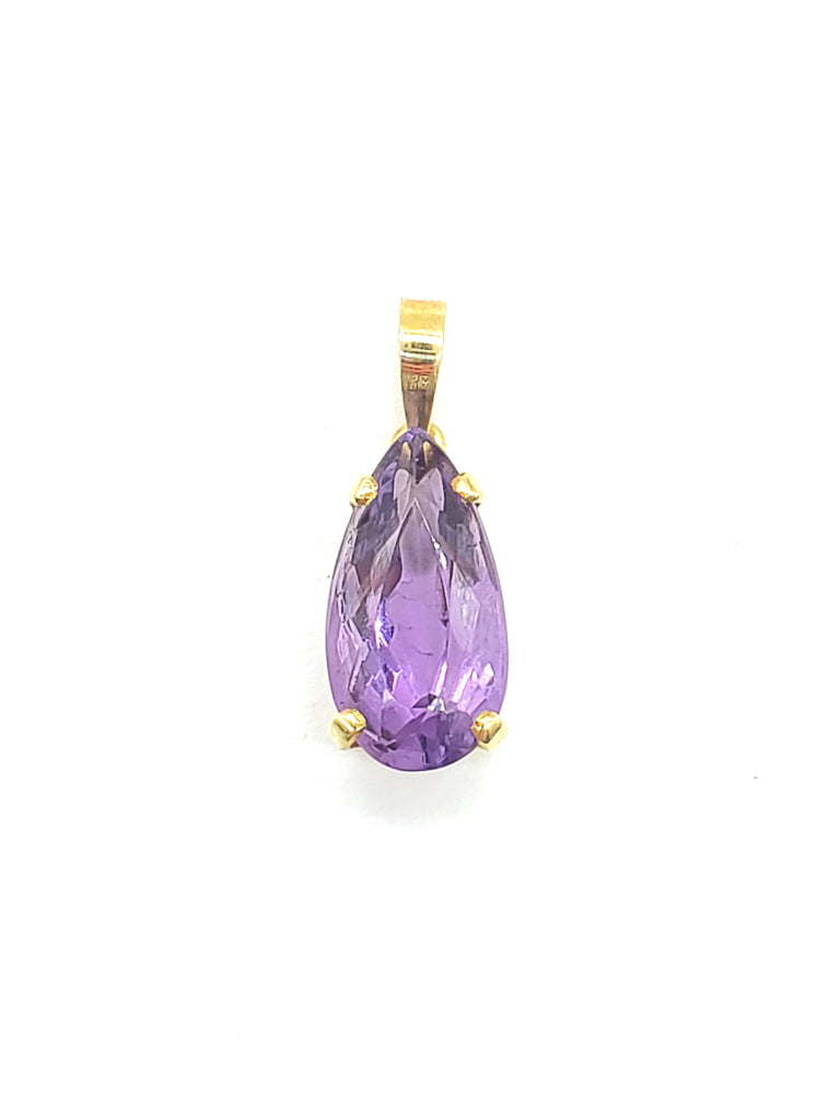 Tear Drop Amethyst pendant - Dick's Pawn Superstore