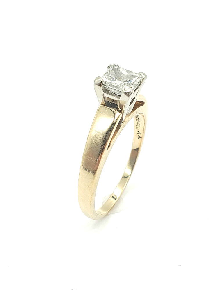 Certified 1 Carat Princess Cut Diamond Solitaire - Dick's Pawn Superstore