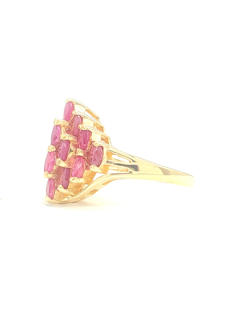 10k Gold Ruby Pyramid Ring - Dick's Pawn Superstore