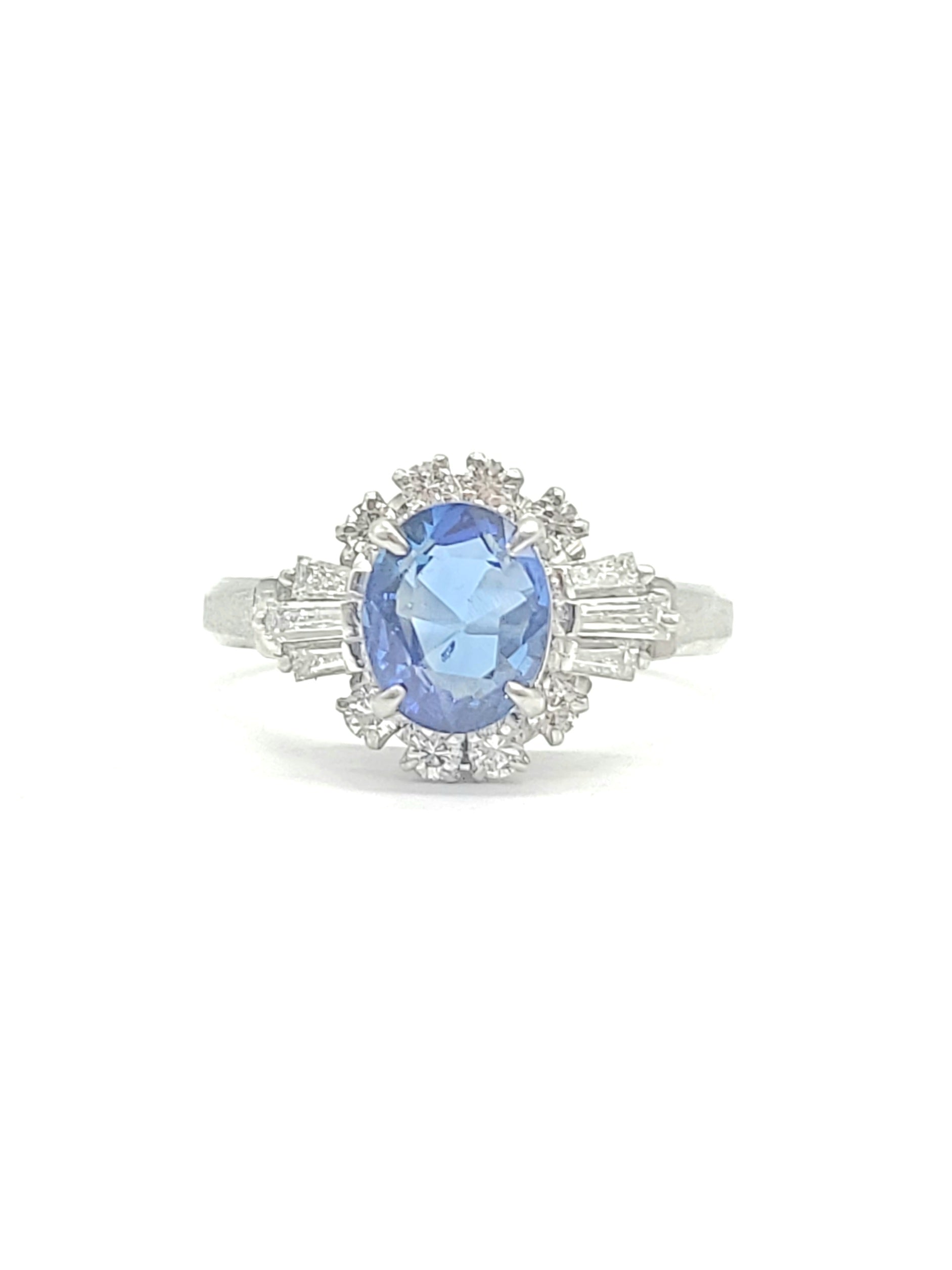 NEW Platinum Diamond and Sapphire Ring – Dick's Pawn Superstore