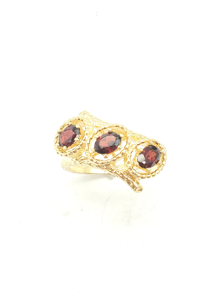14k Gold Ruby Bypass Ring - Dick's Pawn Superstore