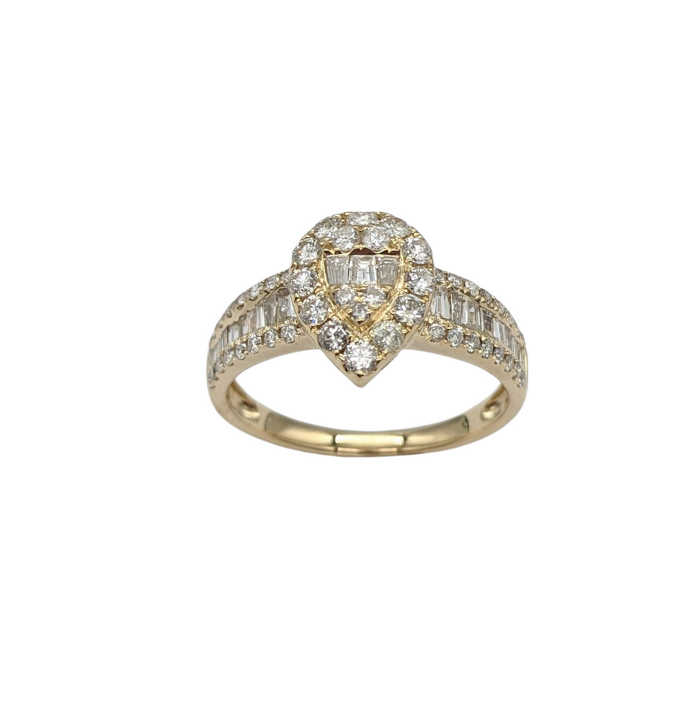 Diamond Pear Shaped Fashion Ring - Dick's Pawn Superstore