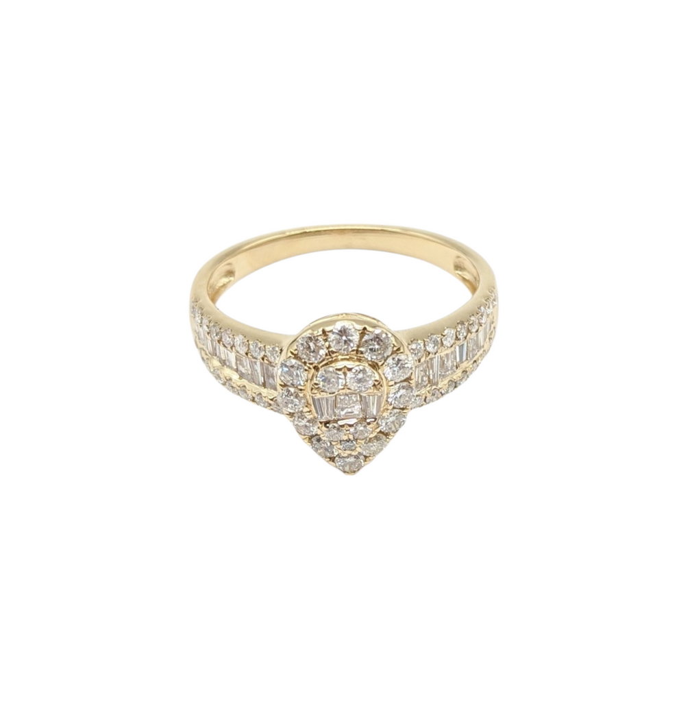 Diamond Pear Shaped Fashion Ring - Dick's Pawn Superstore