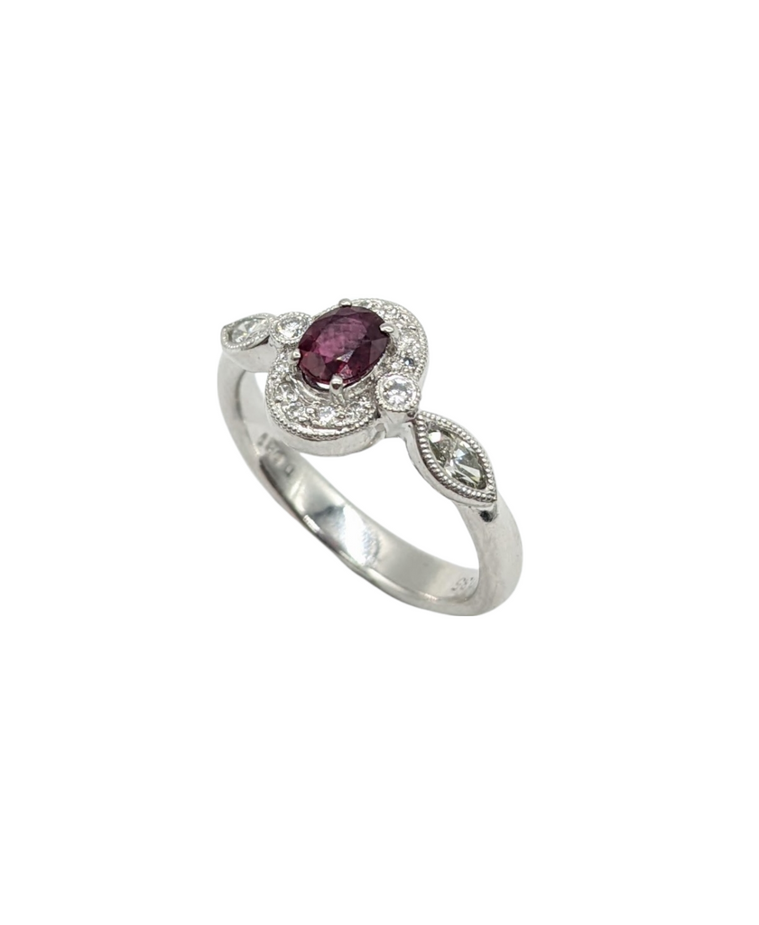 Diamond and Ruby Ladies Fashion Ring - Dick's Pawn Superstore