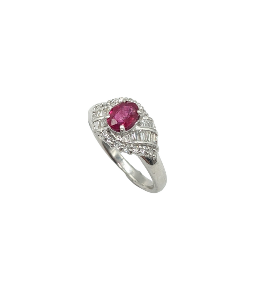 Ruby and Diamond Ladies Fashion Ring - Dick's Pawn Superstore