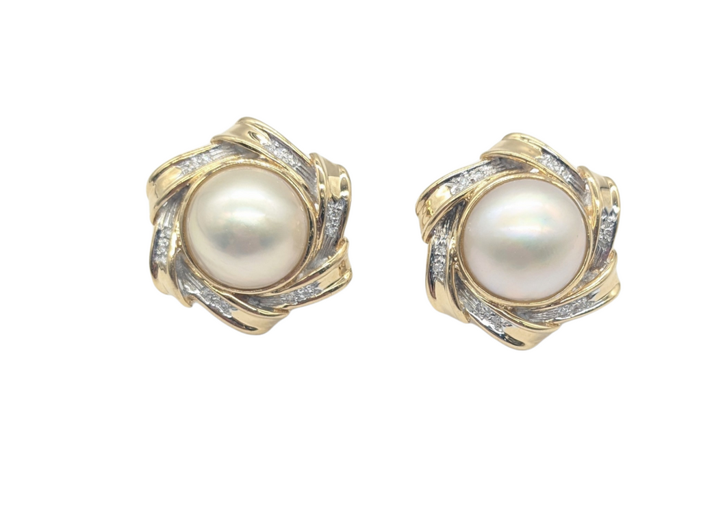 Mabe Pearl Earrings - Dick's Pawn Superstore