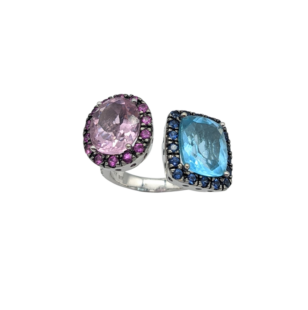Blue and Pink Topaz Fashion Ring - Dick's Pawn Superstore