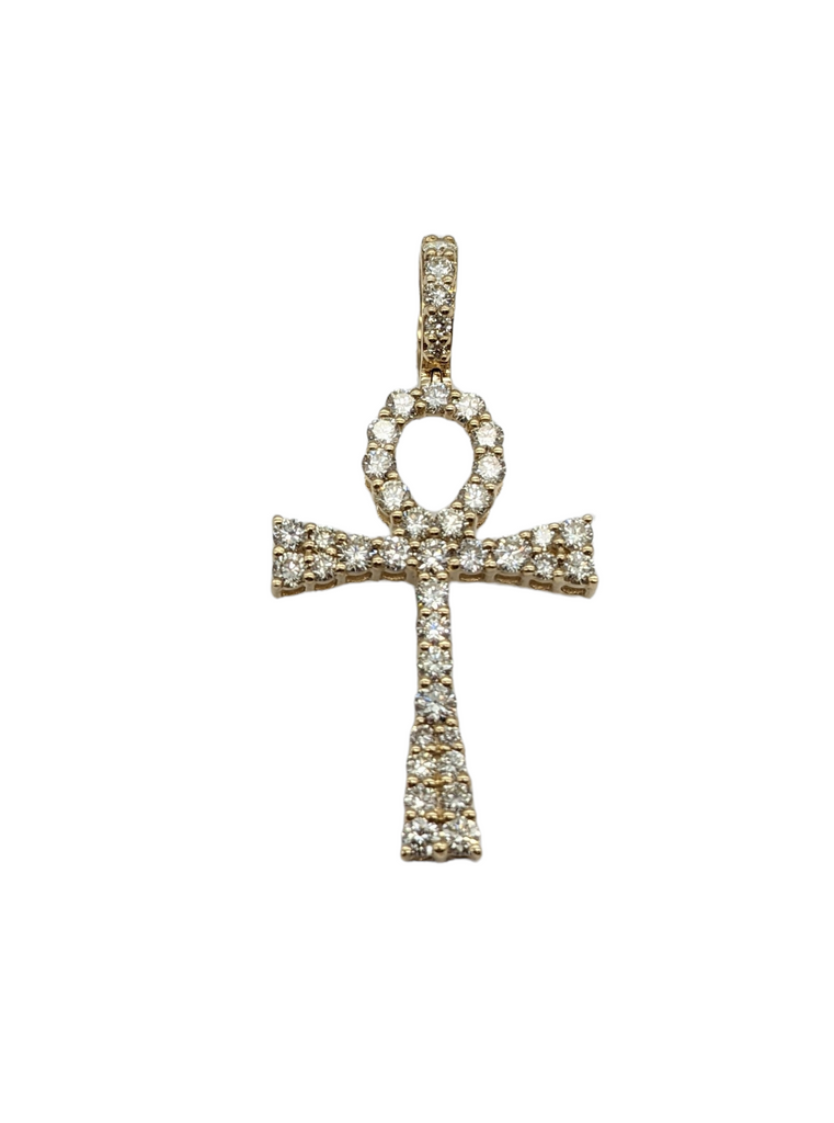 1.55 Carat Total Weight Diamond Ankh Pendant - Dick's Pawn Superstore