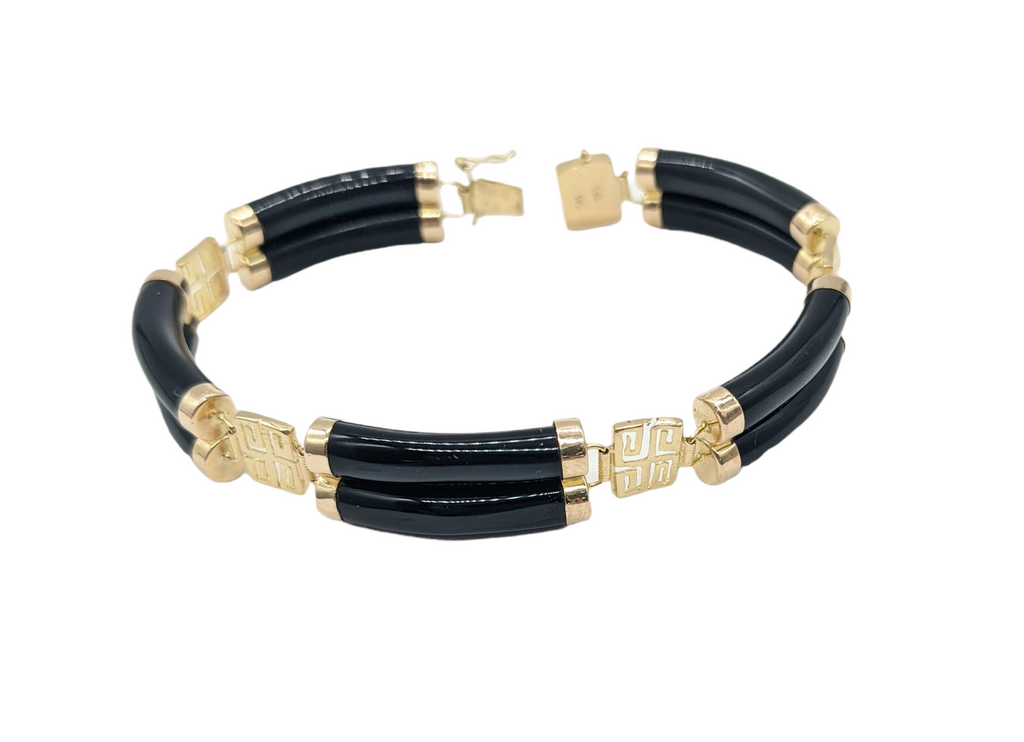 Black Jade Double Row Bracelet - Dick's Pawn Superstore