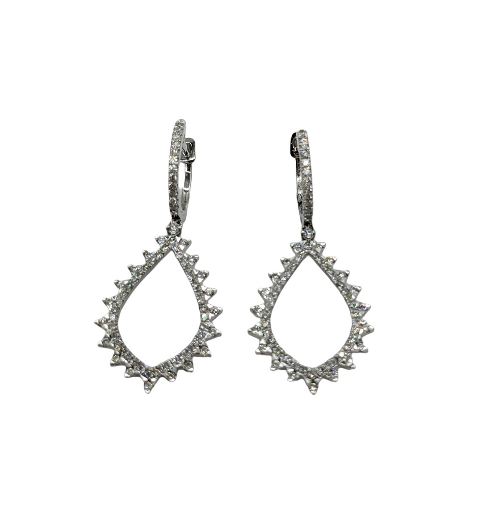 1/2 Carat Total Weight Diamond Drop Earrings - Dick's Pawn Superstore