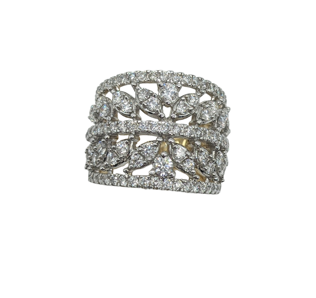 2 Carat Diamond Open Leaf Band - Dick's Pawn Superstore