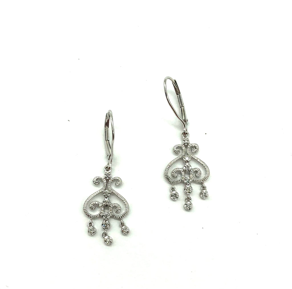 Diamond Accent Chandelier Style Earrings - Dick's Pawn Superstore