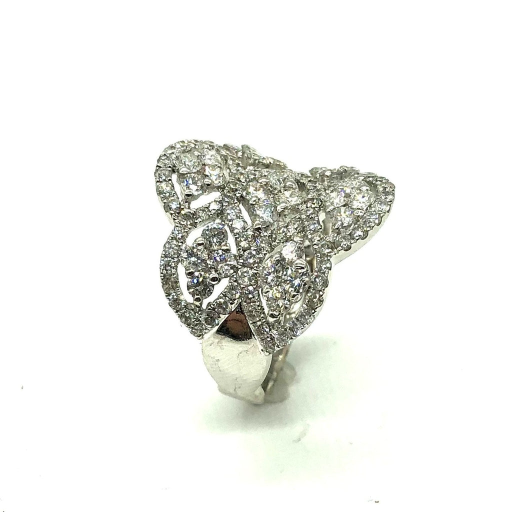 *New* 3.71 ctw Curved Diamond Cluster Ring - Dick's Pawn Superstore