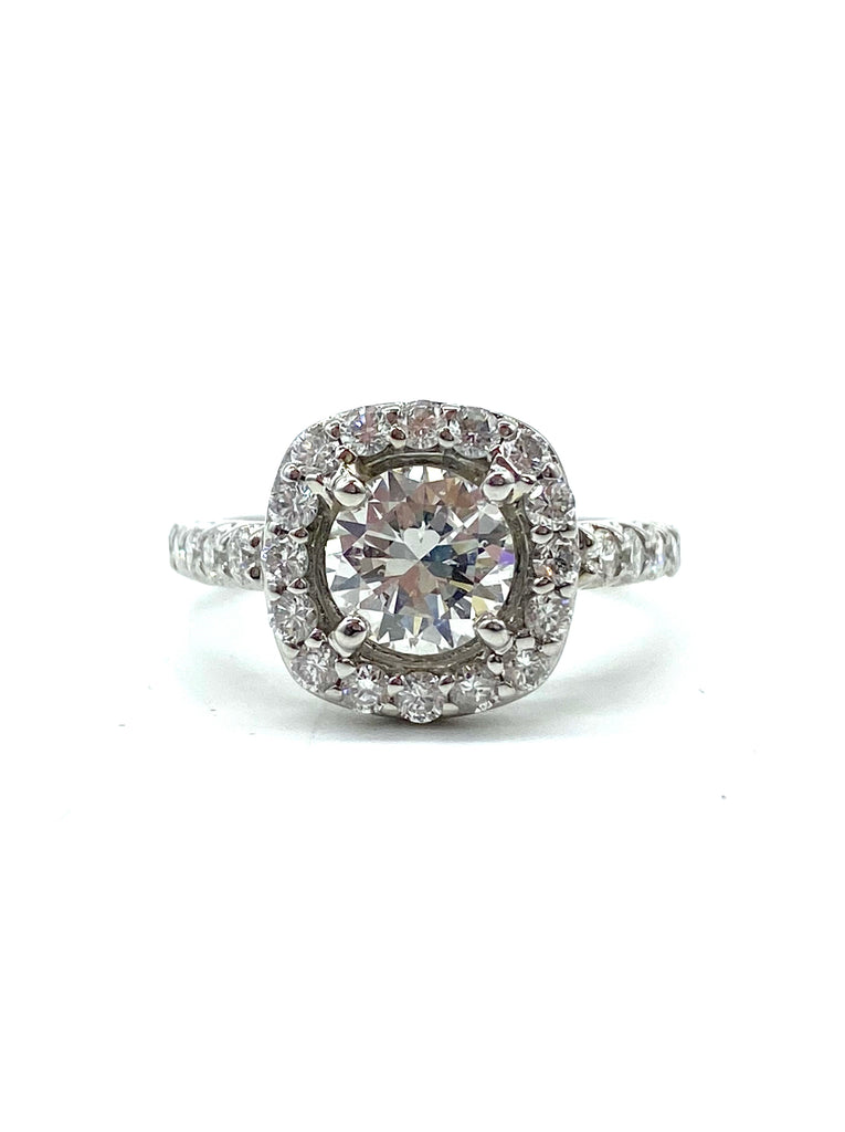 Diamond Halo Engagement Ring - Dick's Pawn Superstore