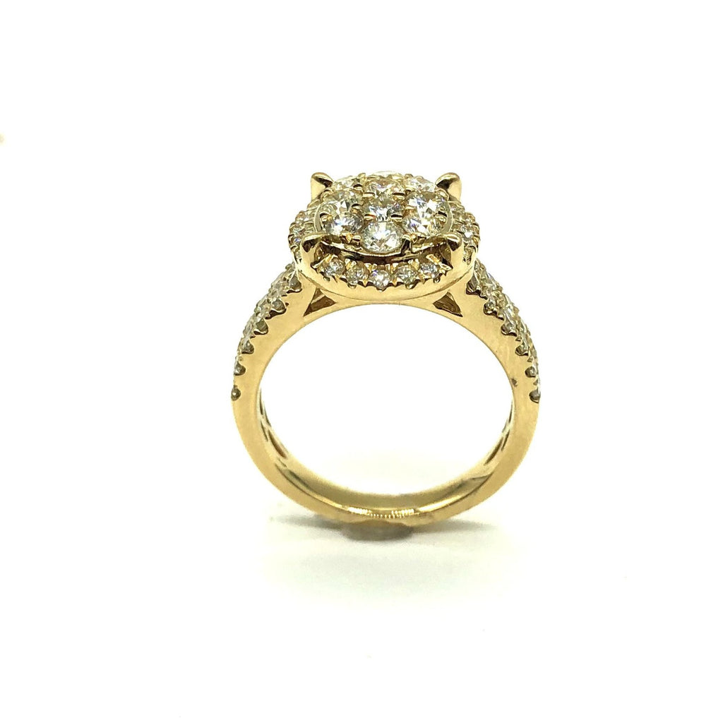 *New* 1.65 ctw Oval Diamond Cluster Ring - Dick's Pawn Superstore