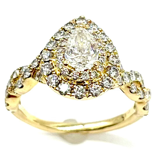 Neil Lane Pear Halo Diamond Ring - Dick's Pawn Superstore