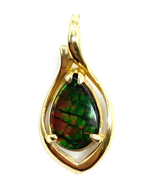 Yellow Gold Opal Pendant - Dick's Pawn Superstore